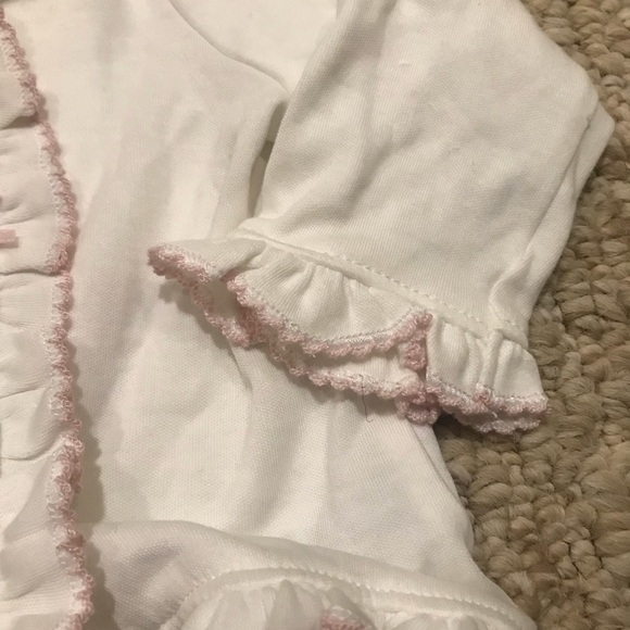 Little Me Heart appliqué Ruffle Cardigan - Picture 5 of 5